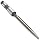 Alvord Polk 625-0 High-Speed Steel Bridge Reamer, Straight Flute, Morse Taper Shank, Uncoated (Bright)
