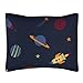 Space Galaxy Planets Saturn Rocket Ship 4 Piece Boys Kids Twin Bedding Set Collection