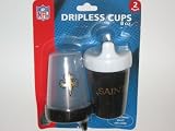 NEW ORLEANS SAINTS 8 oz. Team Logo Kids No-Spill SIPPY CUP (2 Pack) by WeSellSports
