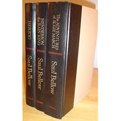 Saul Bellow 3 volume hardcover set: Herzog, Henderson the Rain King, The Adventures of Augie March