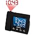 Electrohome Projection Alarm Clock with Battery Backup and Audio Input
