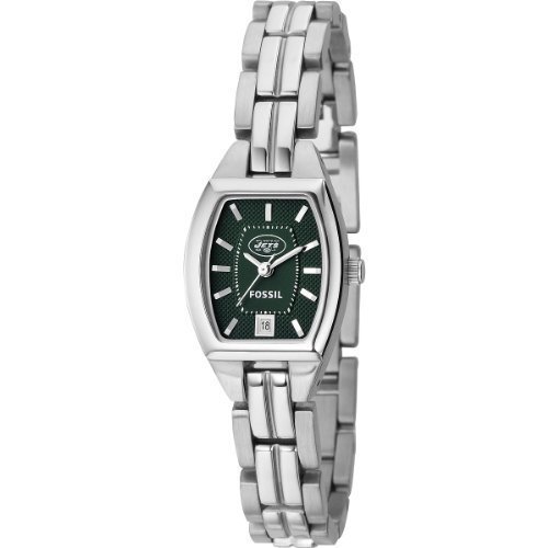 Fossil Women's NFL1192 NFL New York Jets Round Dial Watch