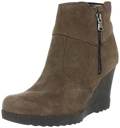 Mexx Francesca 4b Suede F7IWB007, Damen Fashion Stiefel, Beige (Shitake 212), EU 39