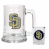 San Diego Padres Boilermaker Set  (Primary Logo)