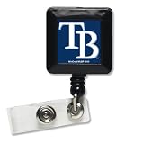 Tampa Bay Rays Official Retractable Badge Holder Keychain