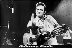 Johnny Cash - Poster (The Bird) (Size: 36'' x 24'')