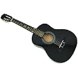 32 Inch Black Finish Acoustic Starter Guitar Beginner