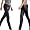 www.blankleder.com - Skinny Lederimitat R�hre Leder-Look Leggings matt Schwarz