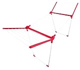 Leifheit 81565 Wäscheständer Condor 200, rot