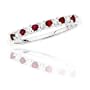 10k Yellow Gold Ruby and Diamond Ring, Size 7