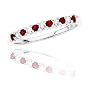 10k White or Yellow Gold Ruby and Diamond Ring