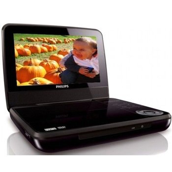 41tLpcHdf8L Philips PET741B Portable DVD Player with 7 Inch LCD, Black