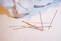 1" Head Pins 26 Gauge Copper Q.50
