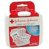 FIRST AID KIT Johnson & Johnson 12 PC MINI 1 EACH