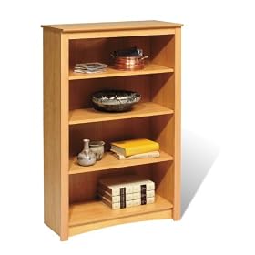 Prepac Maple 4-shelf Bookcase by Prepac