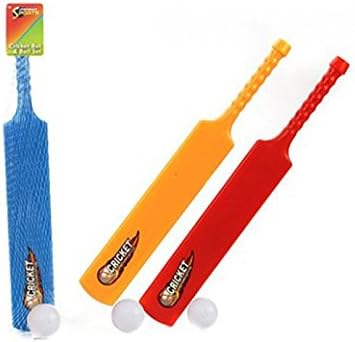 Cricket Bat And Ball Colour Summer Outdoor Beach Garden Playground Toy Kids Game