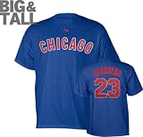 Ryne Sandberg Big & Tall Chicago Cubs #23 Cooperstown Name and Number T-Shirt