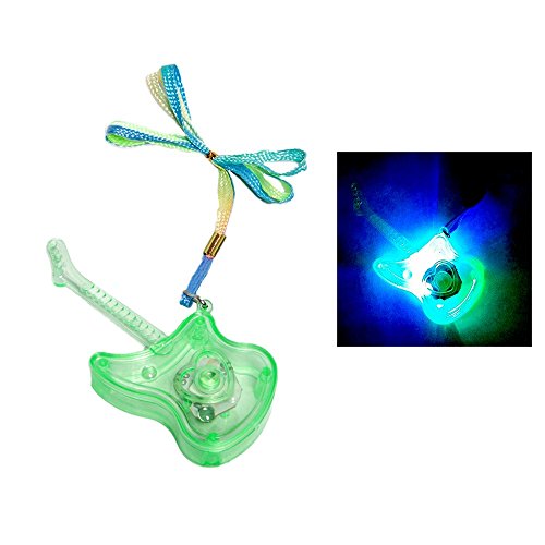 Flashing Guitar Necklace