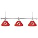 NHL NEW JERSEY DEVILS 60 INCH 3 SHADE BILLIARD LAMP