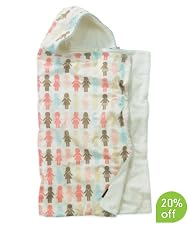 DwellStudio Paper Dolls Hooded Towel