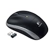 Logitech Wireless Mouse M195 - Rat�n, USB, Wireless, �ptico, USB, Win XP, Vista,  7 Mac x 10.4 + Linux, Negro