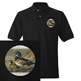 Artsmith, Inc. Men's Embroidered Polo Wood Ducks