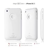 elago S3 EL-S3-WH Case for iPhone 3G, 3GS with Dock Adapter and Logo Film ( ....