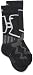 Columbia Boys 8-20 Ski Ride socks, Black/Light Grey, X-Large
