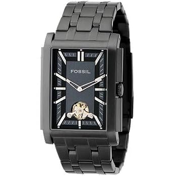 Fossil Men's Black IP Twist Black Dial Watch Model ME1043