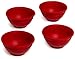 Le Creuset FA200-67 Silicone Pinch Bowl (Set of 4), 2 oz, Cerise