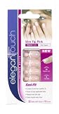 Review ELEGANT TOUCH 40 20 550 / Elegant Touch Easi-Fit Slim Tip Artificial Nails - Short Square Pink