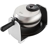 Oster CKSTWFBF21 1-1/2-Inch Thick Belgian Flip Waffle Maker, Brushed Stainless Steel