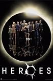 Black Mylar Framed Poster Heroes Moon Milo Ventimiglia 4x36