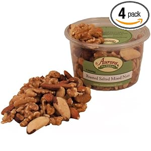 Aurora Products Inc. Mixed Nuts Roasted Salted, 9 Ounce Tubs (Pack of 4) by Aurora Products Inc.