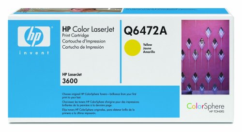 HP Laserjet Yellow Cartridge in Retail Packaging (Q6472A)