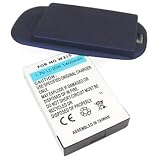 Bargaincell- Brand New Verizon Motorola W315 Extended Replacement Lithium-Ion Battery With Blue Door- 1400 mAh