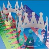 Assorted Color Prism Crowns (1 dz)
