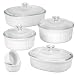 Corningware French White 10-pc. Bakeware Set