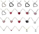 【送料無料】ジュエリーブリリアントハートハートラインルビーペンダント厚い18Kコイエローゴールドコーティング　Jewelry Brilliant Heart Heart Line Ruby Pendant 18K Yellow Gold Thick Coating