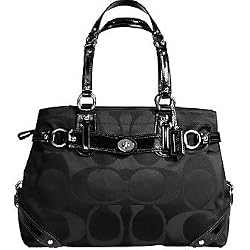 Coach Signature Large Carly Carryall Bag Tote 13301 Black