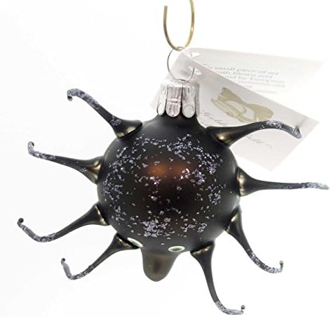 Golden Bell Collection SPIDER ORNAMENT Insect Bug Orgin Of Tinsel An407 Black