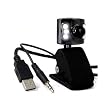 6 LED USB Digital Web Camera with Microphone for Laptop Notebook PC