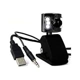 6 LED USB Digital Web Camera with Microphone for Laptop Notebook PC