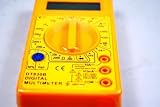 Produkt-Bild: Sinometer Tasche-Digital-Multimeter DT830B (Gelb),die DT-830B kann DCV (0,1 mV - 1000 V), ACV (0,1 V - 750 V), DCA (0,1 mA - 10 A), Ohm (0,1 O - 2MO)