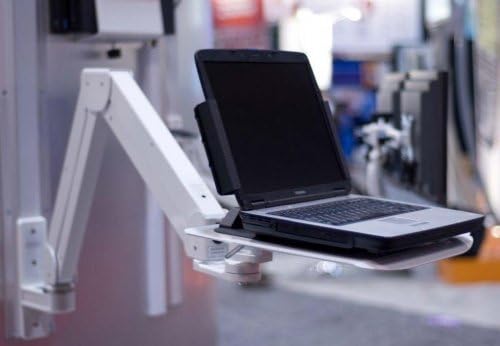 31177BPARM Key Locking Laptop Security Stand, Battery Pack Compatible, Arm Mounting Capable