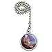 GRAPHICS & MORE Christmas Holiday Santa Claus Night Sleigh Ride Ceiling Fan and Light Pull Chain