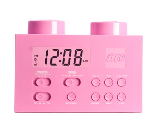 Lego LGACRPI Uhrenradio rosa