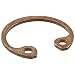 Zinc Plated Steel Internal Retaining Ring, 1/4" Shaft OD x 0.015" Thick x 0.28" OD (Pack of 100)