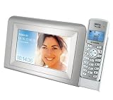 Sagem - DP360 - Picture Phone sans fil - Ecran r&eacute;tro-&eacute;clair&eacute; - Mains libres - Blanc