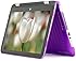 iPearl mCover Hard Shell Case for 11.6-inch HP Pavilion X360 11-n0xx series 2 in 1 Convertible Touchscreen laptops (Purple)